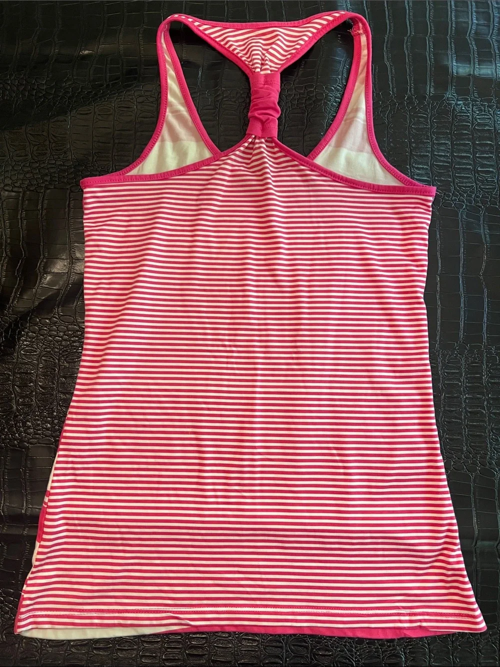 Hot Pink Striped Tank & Jogger Sleep Set nwot - Picture 3 of 6